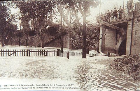 Inondation à Bédarrides