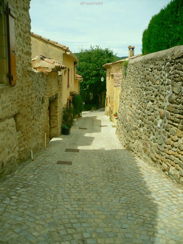 Rue en calade Saint Romain en Viennois