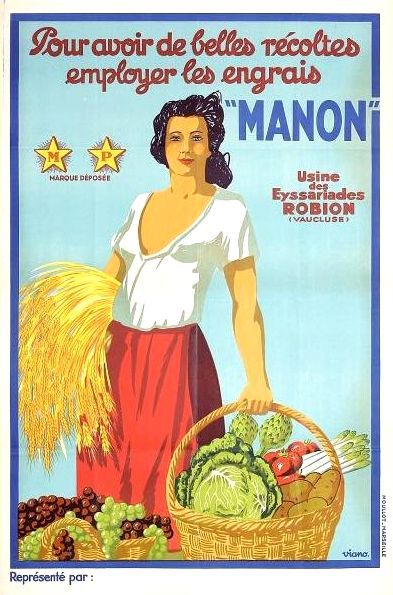 Robion. Ancienne publicité.