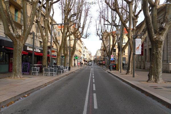 Rue de la République à Avignon
