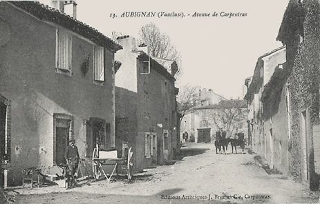 Avenue de Carpentras à Aubignan