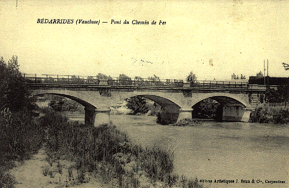 Pont du chemin de fer à Bédarrides