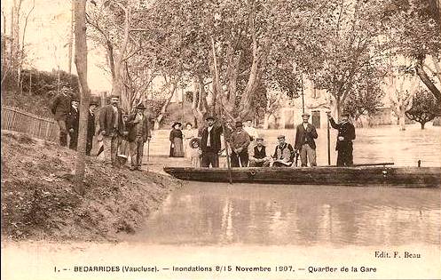 Quartier de la gare à Bédarrides