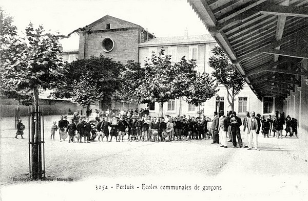 Pertuis, école communale des garçons