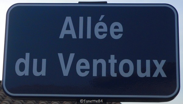 Plaque de rue à Bédarrides