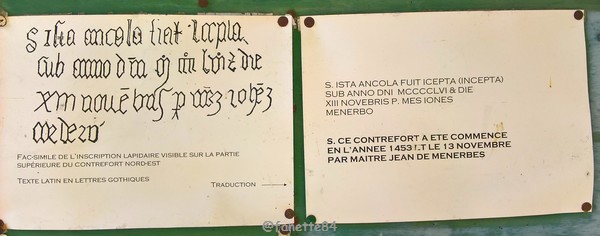 Texte en latin et traduit en français sur la chapelle Notre Dame de Pareloup à Mazan