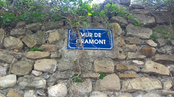 Plaque du mur de Gramont