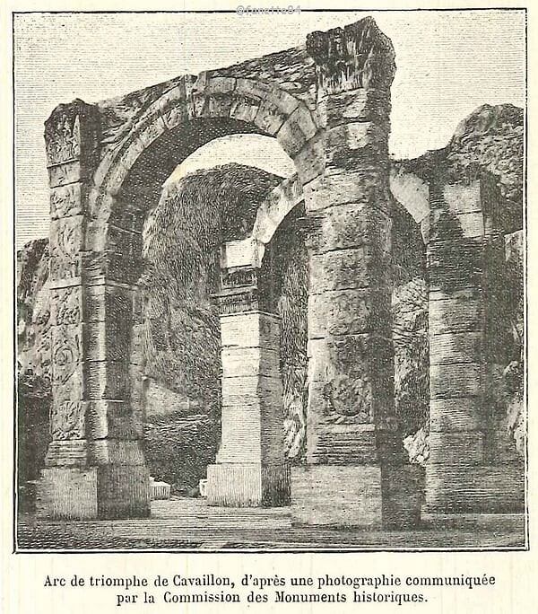 Arc romain de Cavaillon 1896
