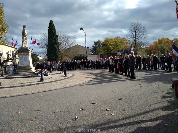 Dimanche 11 novembre 2018 à Bédarrides, la France a commémoré le centenaire de l'Armistice du 11 novembre 1918.