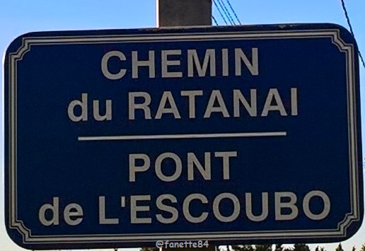 Panneau de rue  provençal à Bédarrides