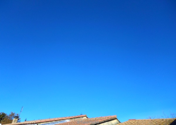 ciel bleu jour de la Sainte Barbe