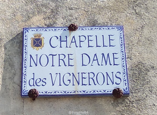 Chapelle Notre-Dame-des-Vignerons à Rasteau