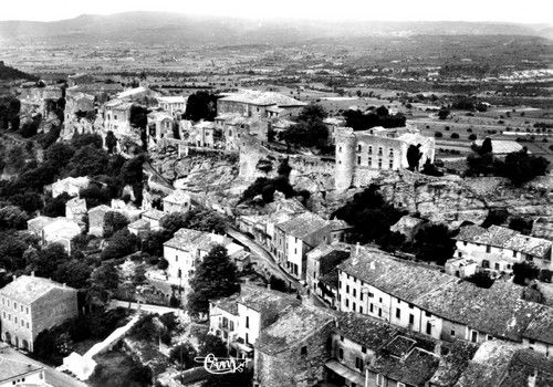 Vue aérienne de Ménerbes