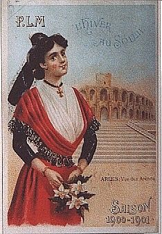 Affiche de la ville d'Arles 1900 -1901