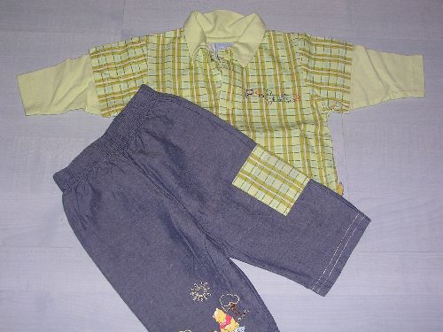 ensemble chemise + pantalon pour l'été - 8 euros