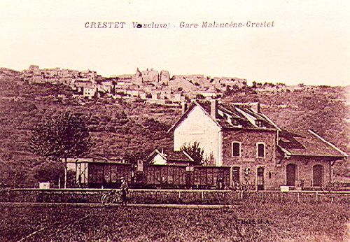 LA GARE DE MALAUCENE CRESTET