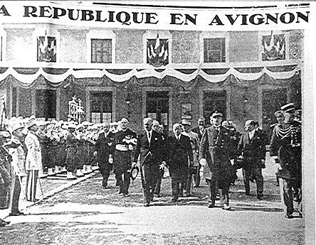 LE PRESIDENT A LEBRUN A AVIGNON