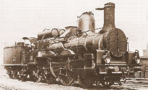 LOCOMOTIVE  A VAPEUR TYPE 121 PLM