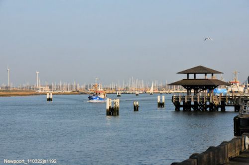 L'entrée du port de Nieuport (Yzermonde)