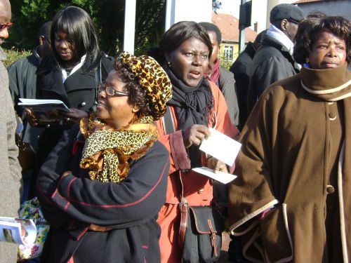 Cérémonie de commémoration au TATA Africain le 11 novembre 2010