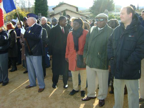 Cérémonie de commémoration au TATA Africain le 11 novembre 2010