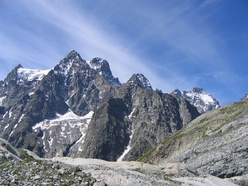 Un vrai balcon sur le Pelvoux (3932 m)