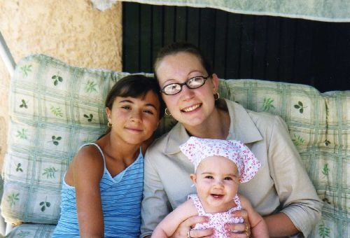 Avec Juju, et maman....mon dieu, que le temps passe