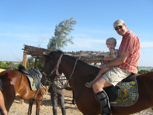 Alexandre est monté à cheval