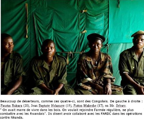 Enfants Soldats Déserteurs Du CNDP de nkunda