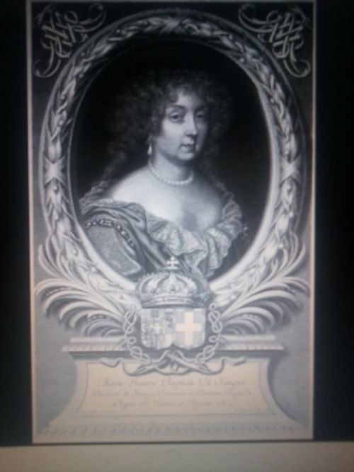 Marie Jeanne Baptiste de Savoie à 34 ans (Portrait de Robert Nanteuil, 1678)