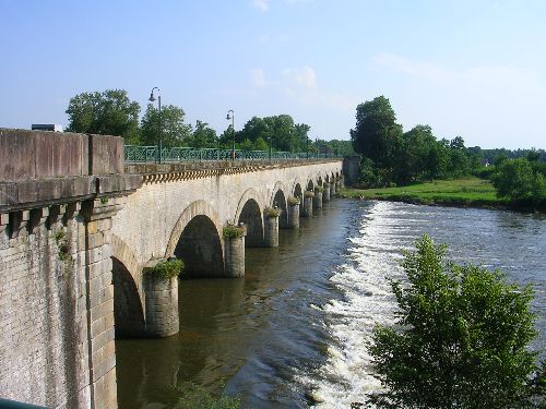 la Loire et le pont du canal suspendu!