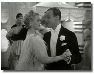 Fred Astaire et Ginger Rogers dans Top Hat (1935) de Mark Sandrich