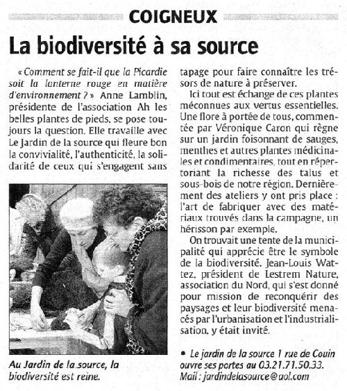 Courrier Picard du 18 Novembre 2007