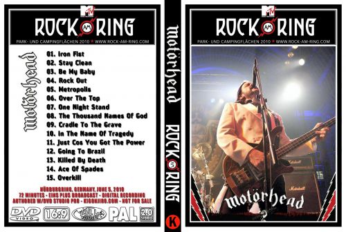 Motorhead- Live Rock Am Ring ( excellent)