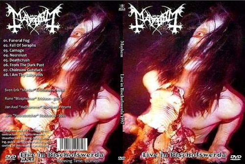 Mayhem - live in Bischofswerda ( 1997) Misanthropy Records