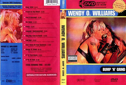 Wendy O Williams- Bump'n' grind