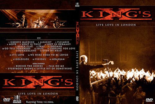 KING's X - LIve Love in London ( 112 mn)