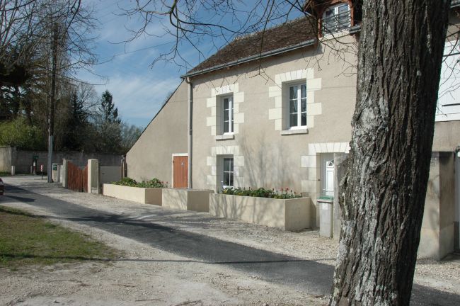 la façade de la maison