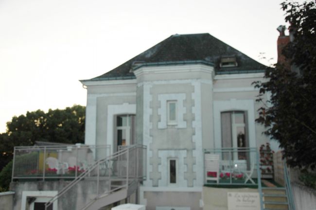 la façade côté Loire