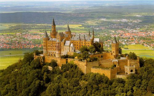 Arial view of Castle 