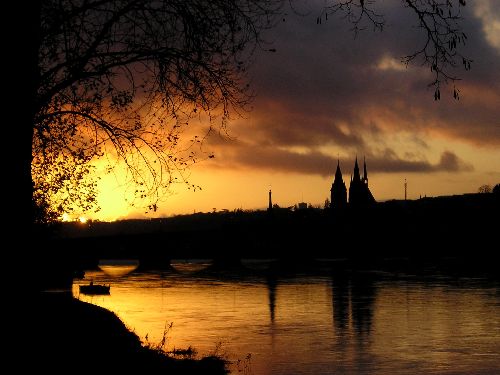 BLOIS SOLEIL COUCHANT