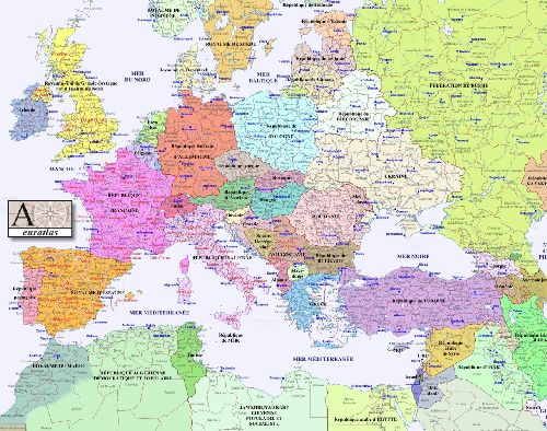 Carte de l'Europe