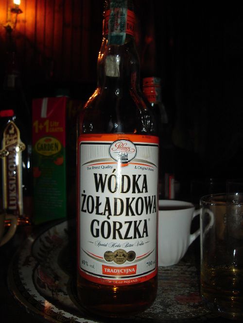 Vodka Zoladkowa , the best in Poland !! 