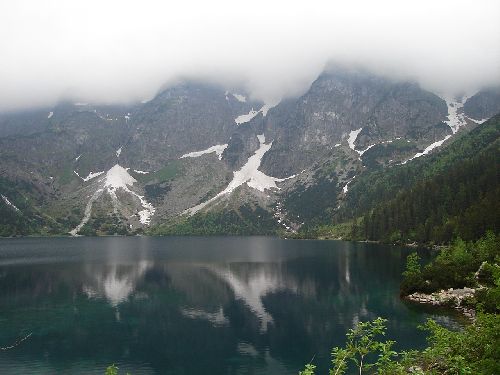 Tatras / Zakopane / Lake Morskie Oko , we found it after 8 km by foot 