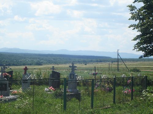 Typical cmetery In countryside in Ukraine / cimetière typique en campagne 