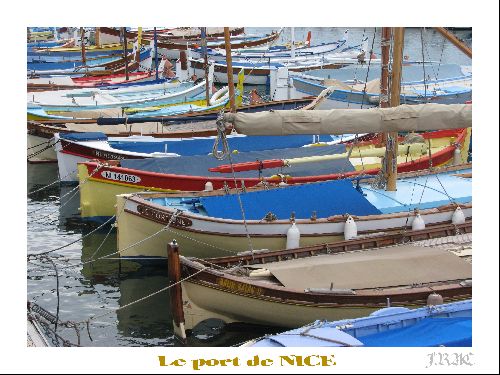 Le port de Nice en Décembre