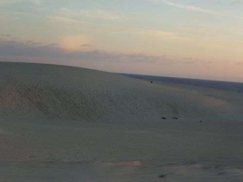 Les grandes dunes de sable de la cote Est