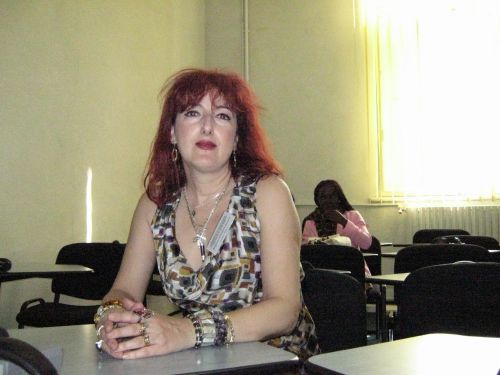 Fabienne, Paricipante au colloque, Galati, Mars 2009
