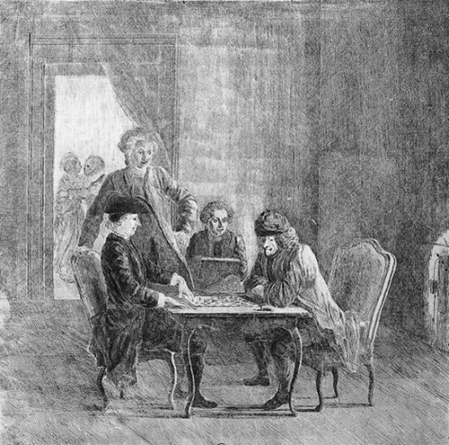 Voltaire jouant aux échecs avec le père AdamAda1311324-Jean_Huber_Voltaire_jouant_aux_échecs_avec_le_père_Adam.jpg