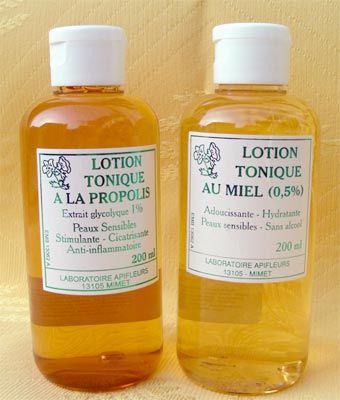 Lotions Miel / Propolis